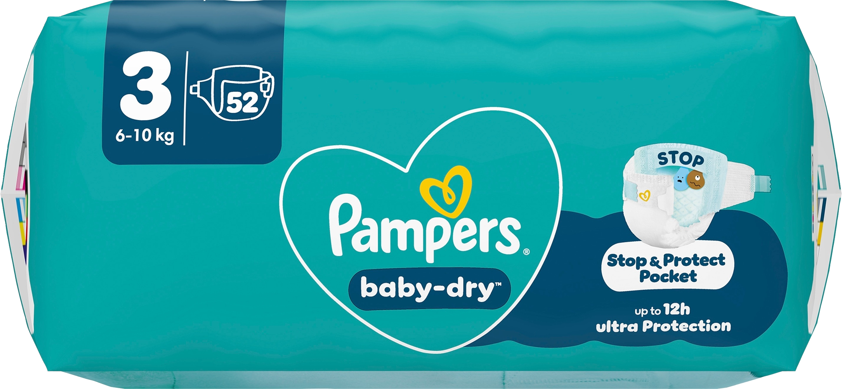 Pampers Baby Dry S3 6-10kg 52kpl teippivaippa