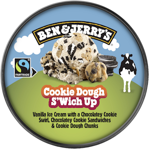 Ben & Jerry's jäätelö 465ml/404g Cookie Dough S'Wich Up