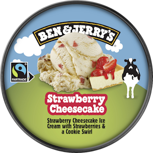 Ben & Jerry's jäätelö 465ml Strawberry Cheesecake