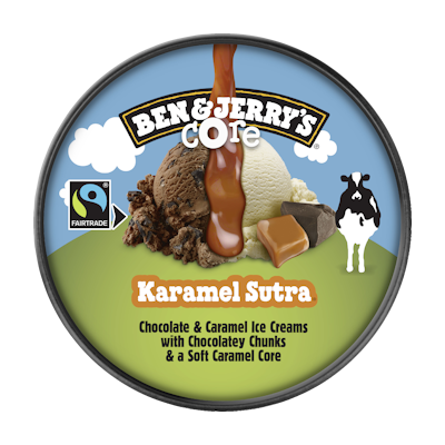 Ben & Jerry's jäätelö 465ml  Karamel Sutra Core