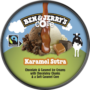 Ben & Jerry's jäätelö 465ml  Karamel Sutra Core