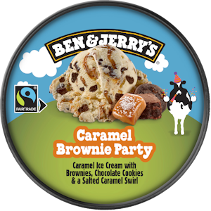 Ben & Jerry's jäätelö 465ml Caramel Brownie Party