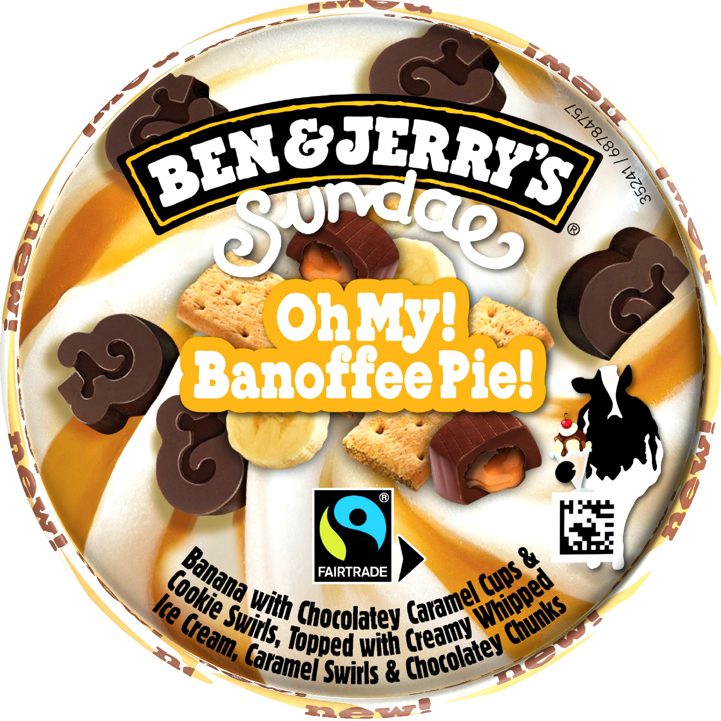 Ben & Jerry's Pint jäätelö Oh! My Banoffee Pie! 427ml/353g