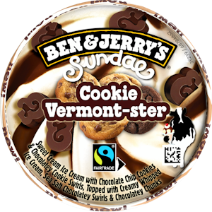 Ben & Jerry's jäätelö 427ml/324g Sundae Cookie Vermont-ster