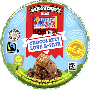 Ben & Jerry's Pint-jäätelö Chocolate Love A-Fair Caramel Sea Salt 465ml/402g