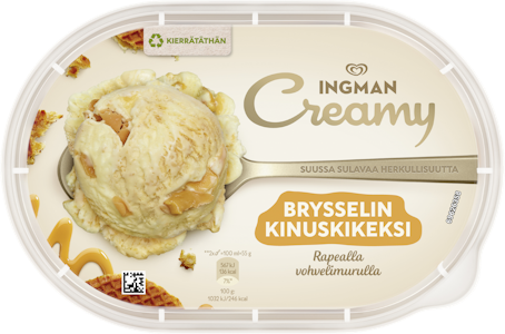 Ingman Creamy 0,85L Brysselin kinuskikeksi