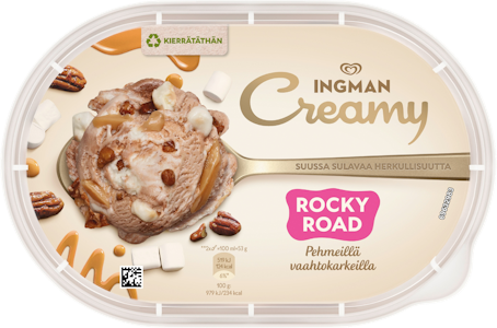 Ingman Creamy 850ml Rocky Road pa