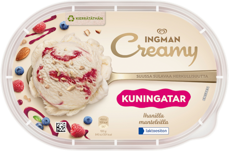 Ingman Creamy 850ml Kuningatar laktoositon