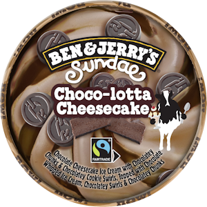 Ben & Jerry's jäätelö 427ml Sundae Choco-lotta Cheesecake