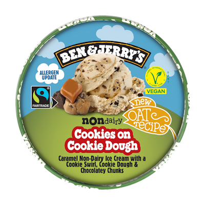 Ben & Jerry's Non-Dairy Cookies on Cookie Dough Jäätelö 465 ml/414g