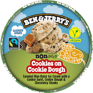 Ben & Jerry's Non-Dairy Cookies on Cookie Dough Jäätelö 465 ml/414g