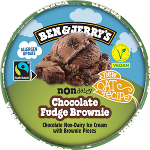 Ben & Jerry's Non-Dairy Chocolate Fudge Brownie Jäätelö 465ml/386g