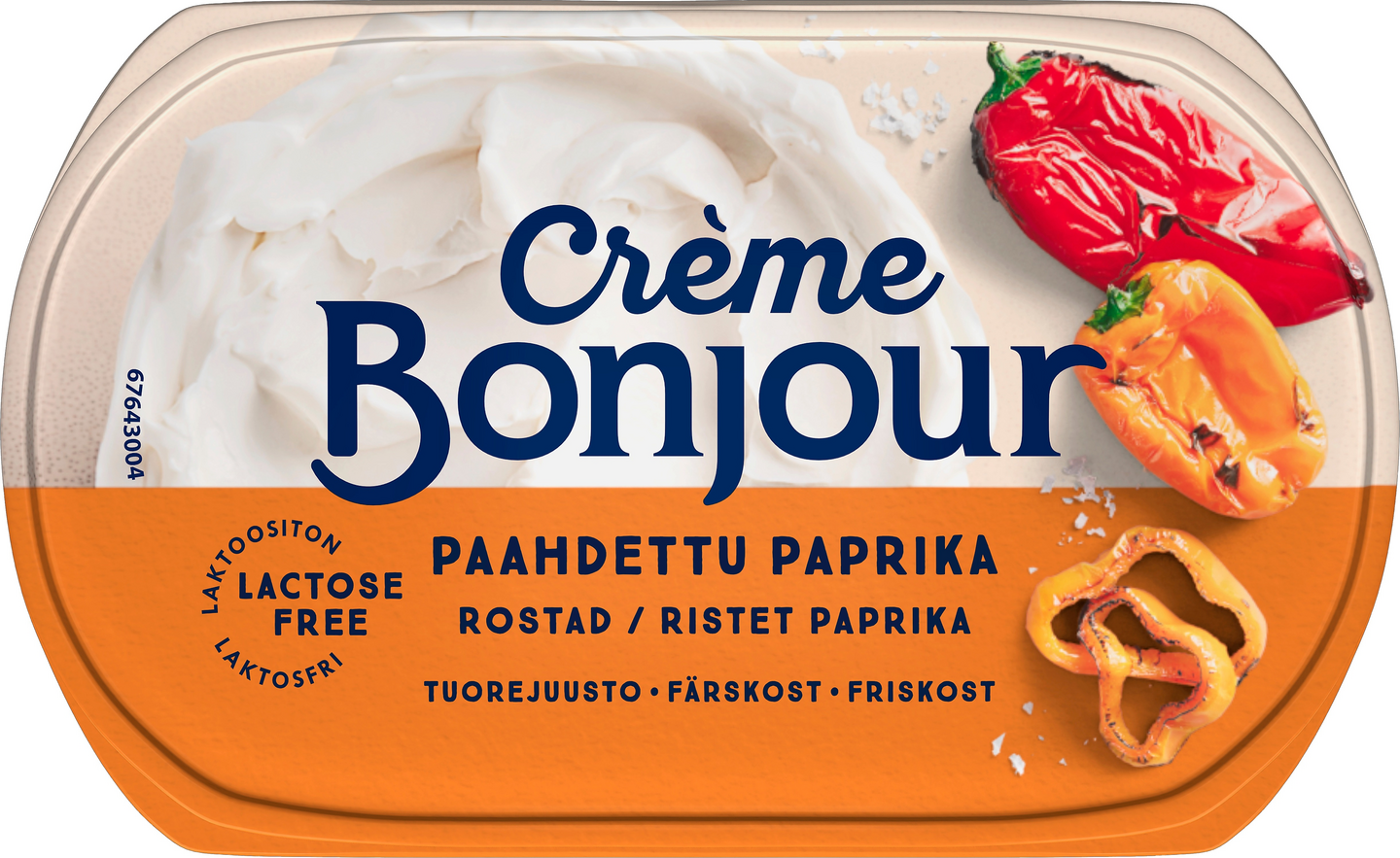 Crème Bonjour 200g Paahdettu Paprika tuorejuusto laktoositon