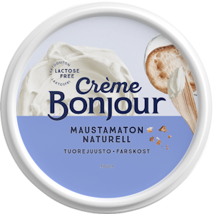 Crème Bonjour Maustamaton laktoositon levite 200g