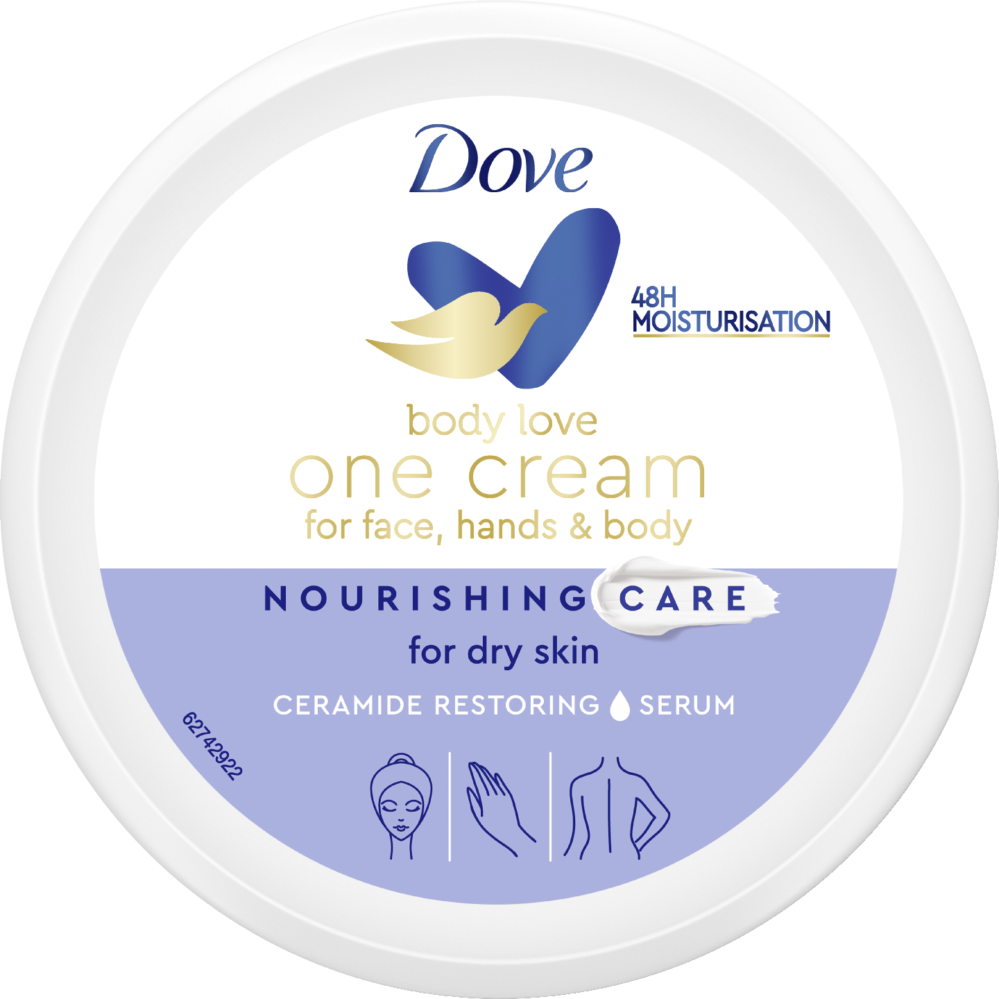 Dove vartalovoide 250ml One Cream Nourishing