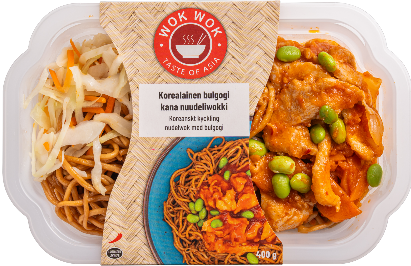 Wok Wok korealainen bulgogi kana nuudeliwokki 400g