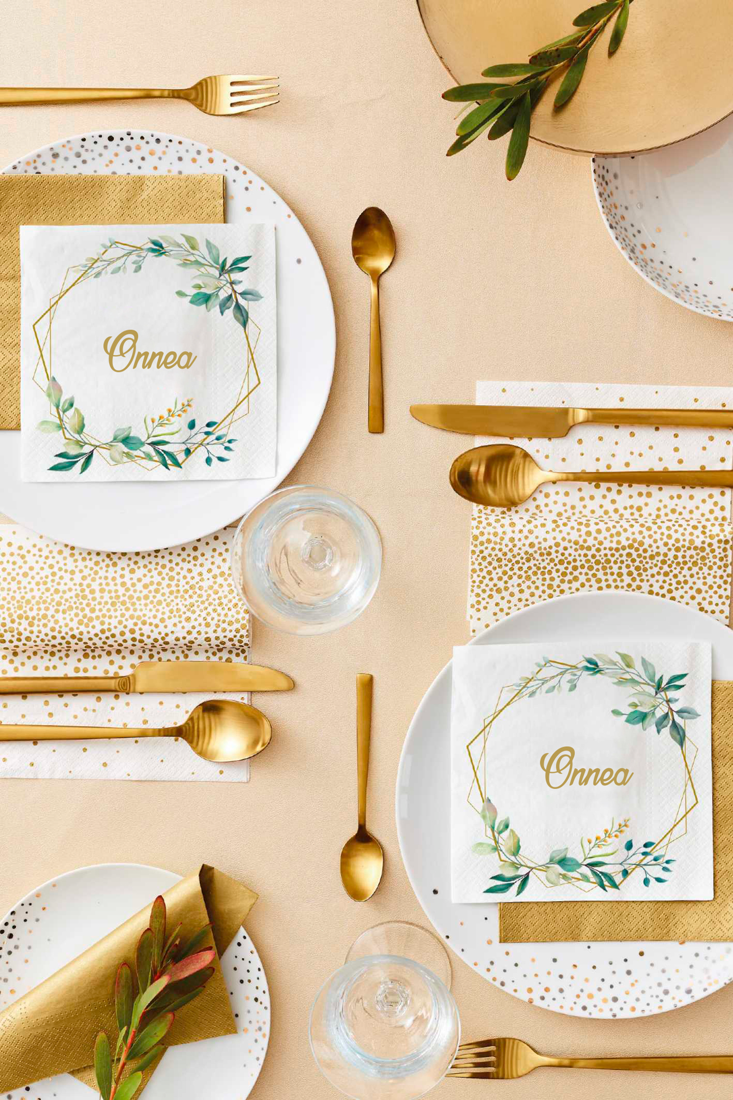 Juhlamaailma lautasliina 20kpl 33cm Onnea