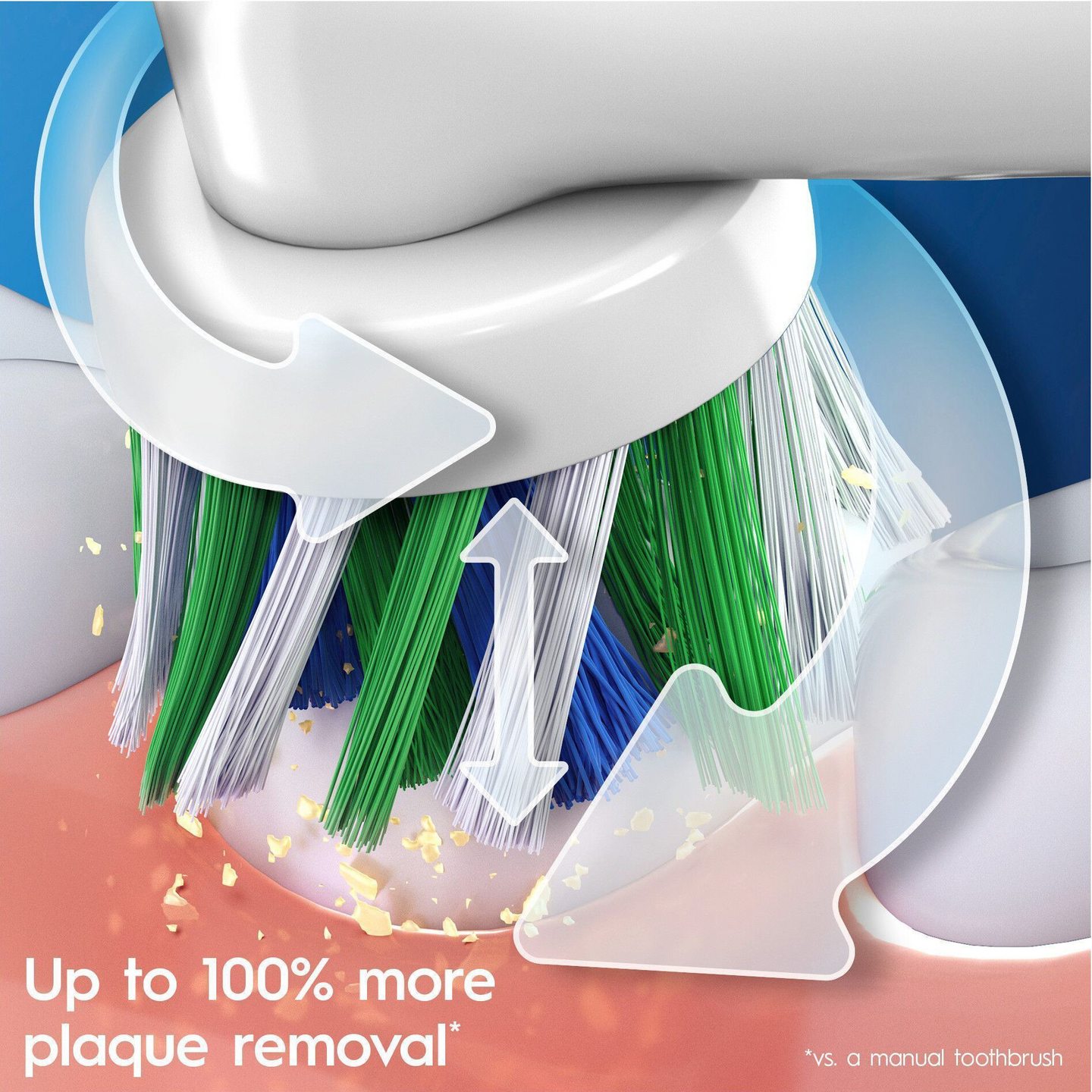 Oral-B Pro 1 750 -sähköhammasharja, valkoinen