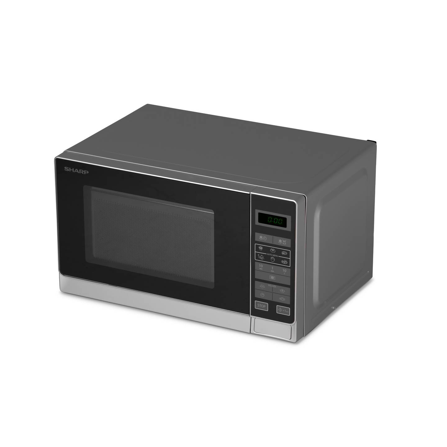 Sharp R-242INW -mikroaaltouuni, hopea