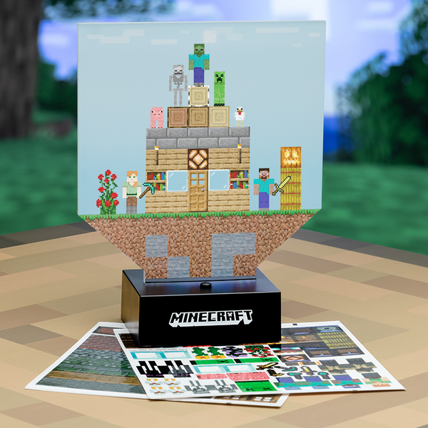 Paladone Minecraft Build a level -valaisin