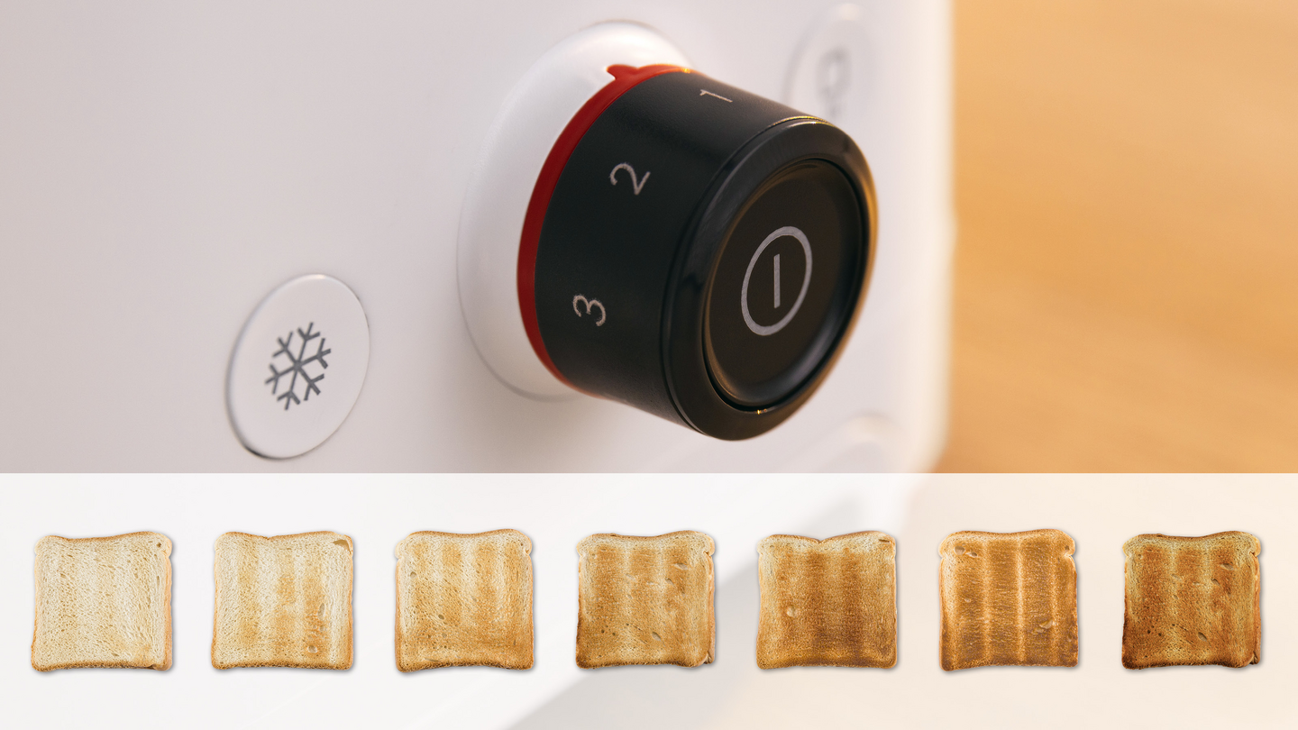 Bosch MyMoment TAT3M121 -leivänpaahdin, valkoinen