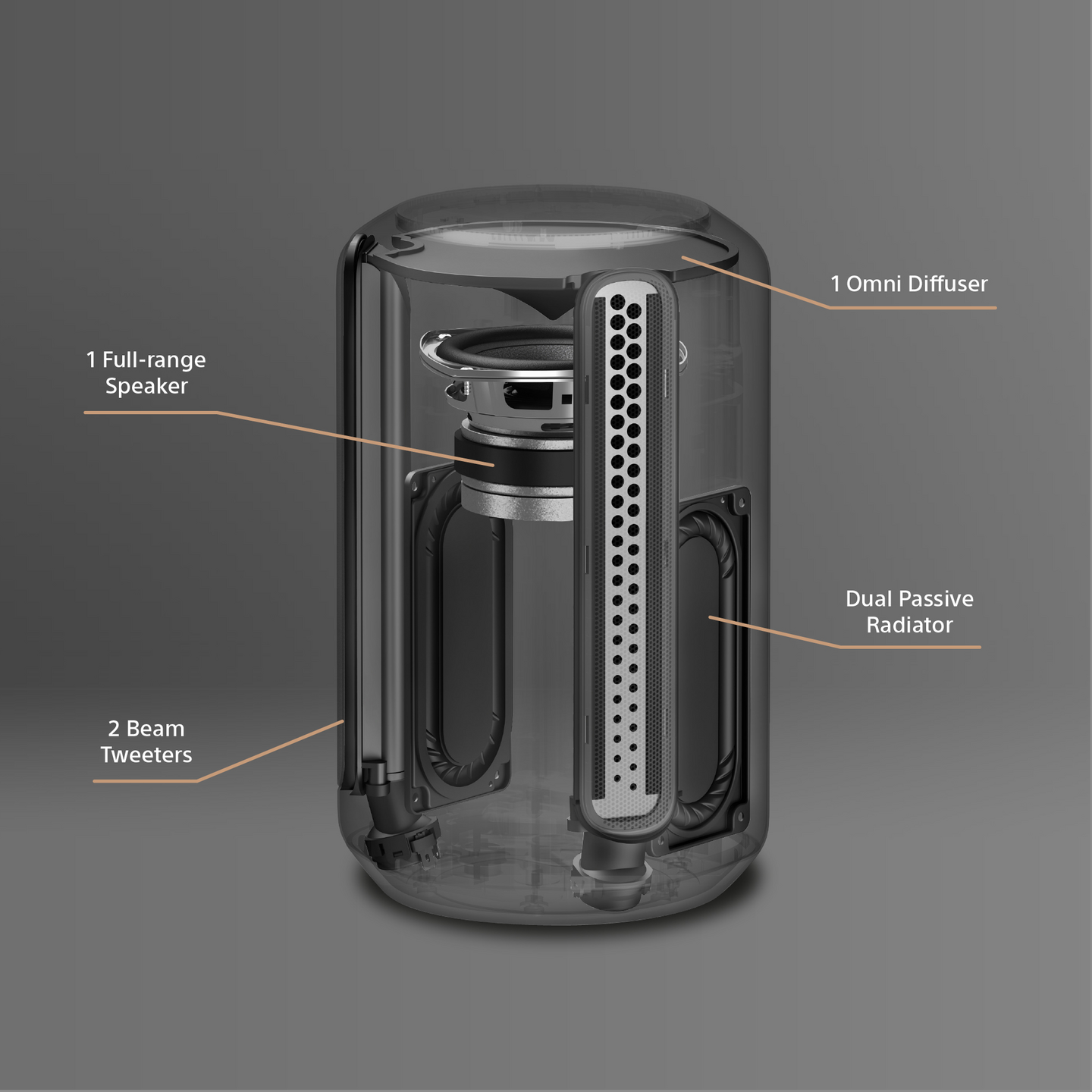 Sony SRS-RA3000B langaton kaiutin, musta