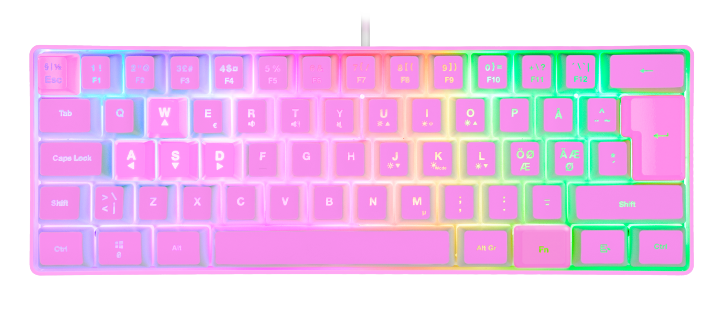 EXE IMP -minipelinäppäimistö, pinkki