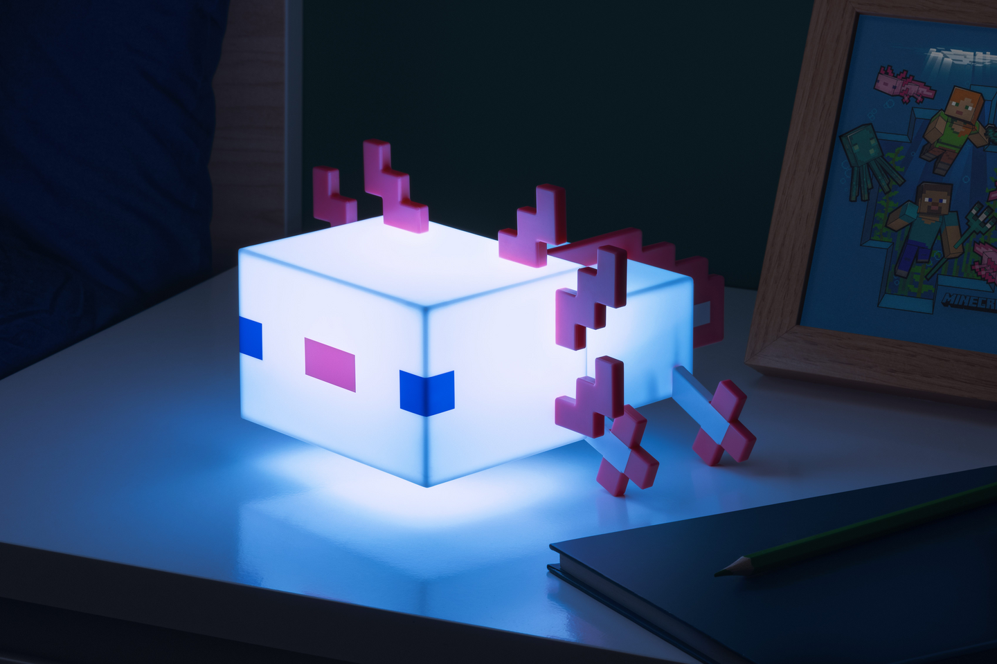 Paladone Minecraft Axolotl -koristevalo