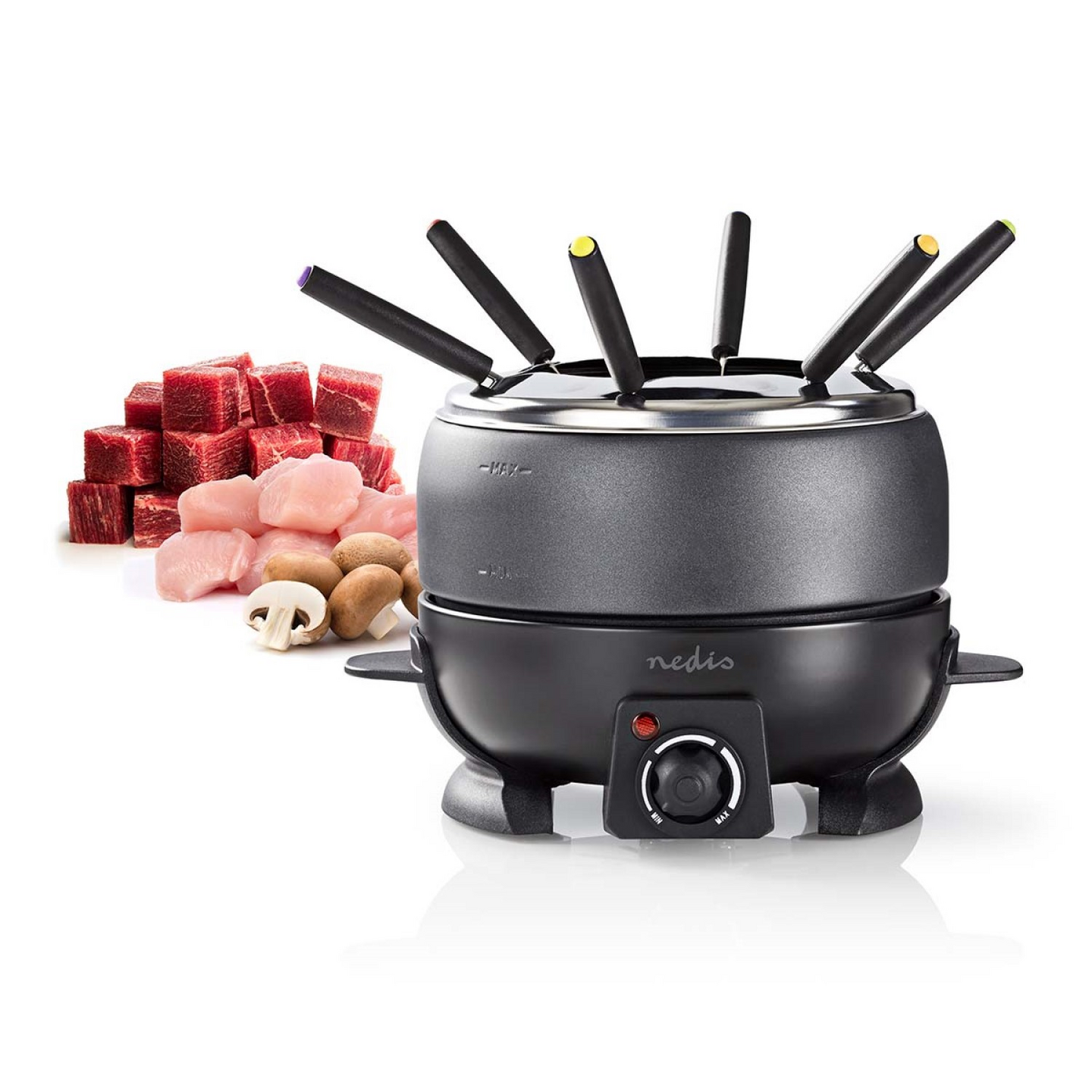 Nedis FCFO110EBK6 -fondue-setti