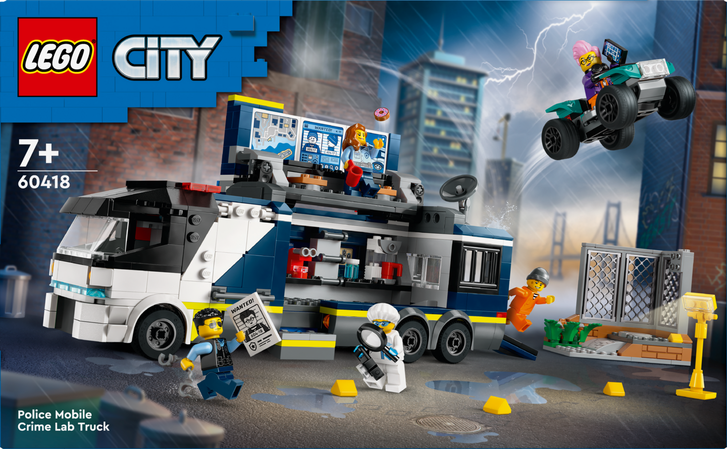 LEGO City 60418 Poliisin rikoslaboratorioauto