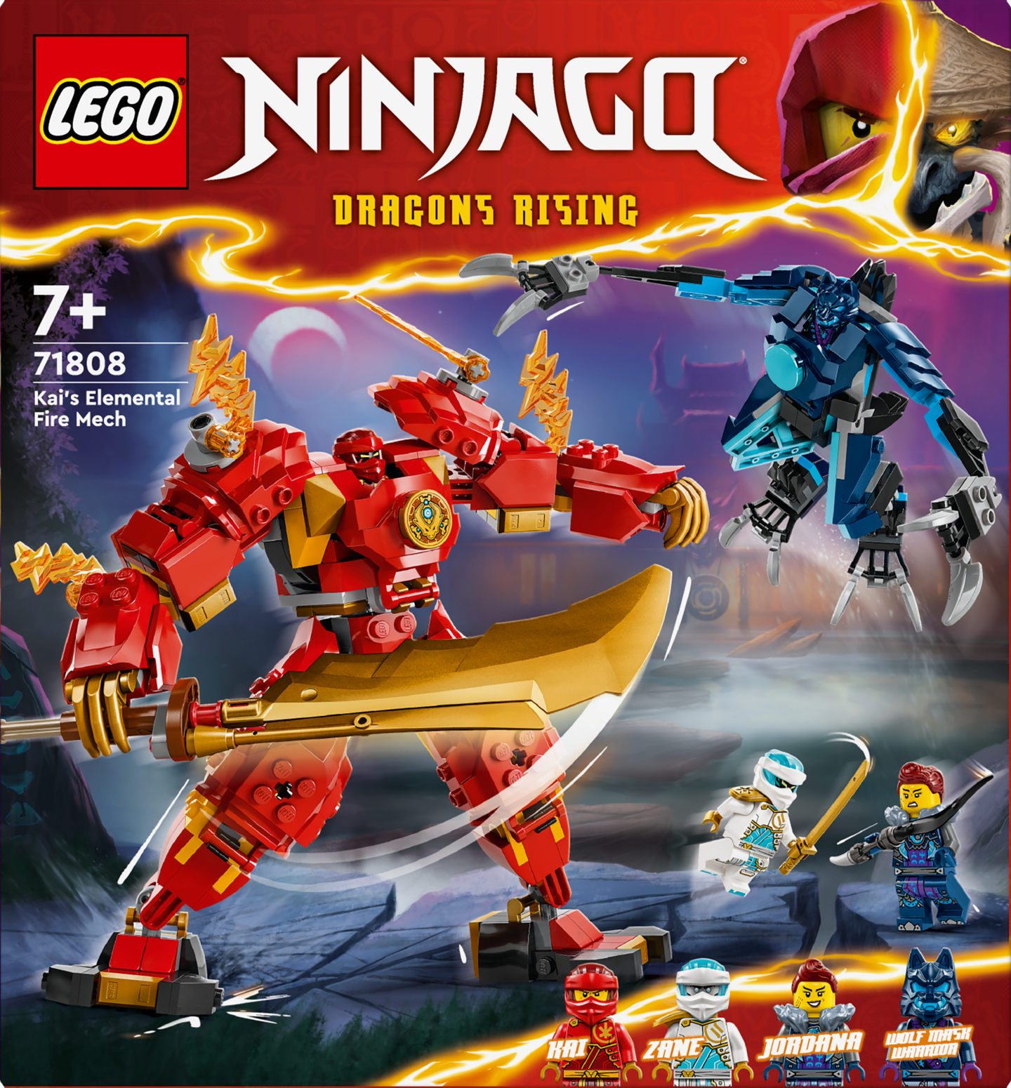 LEGO Ninjago 71808 Kain tulielementti-robotti