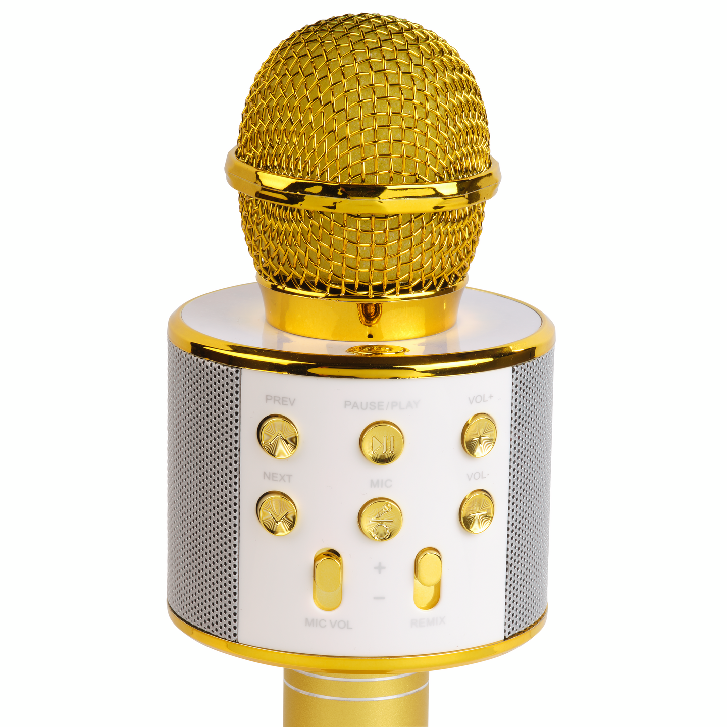 Denver KMS-20GO -Bluetooth-karaokemikrofoni, kulta