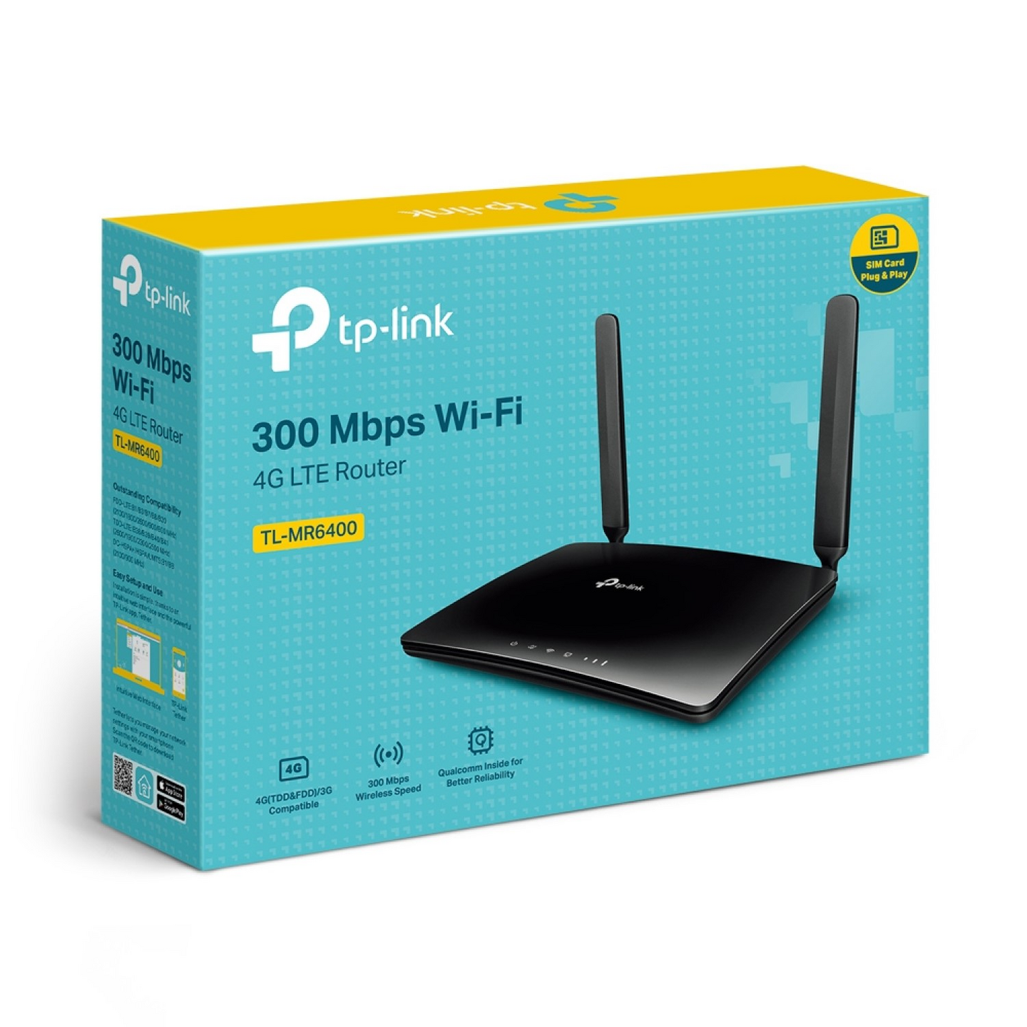 TP-Link TL-MR6400 -LTE-modeemi / WiFi-reititin