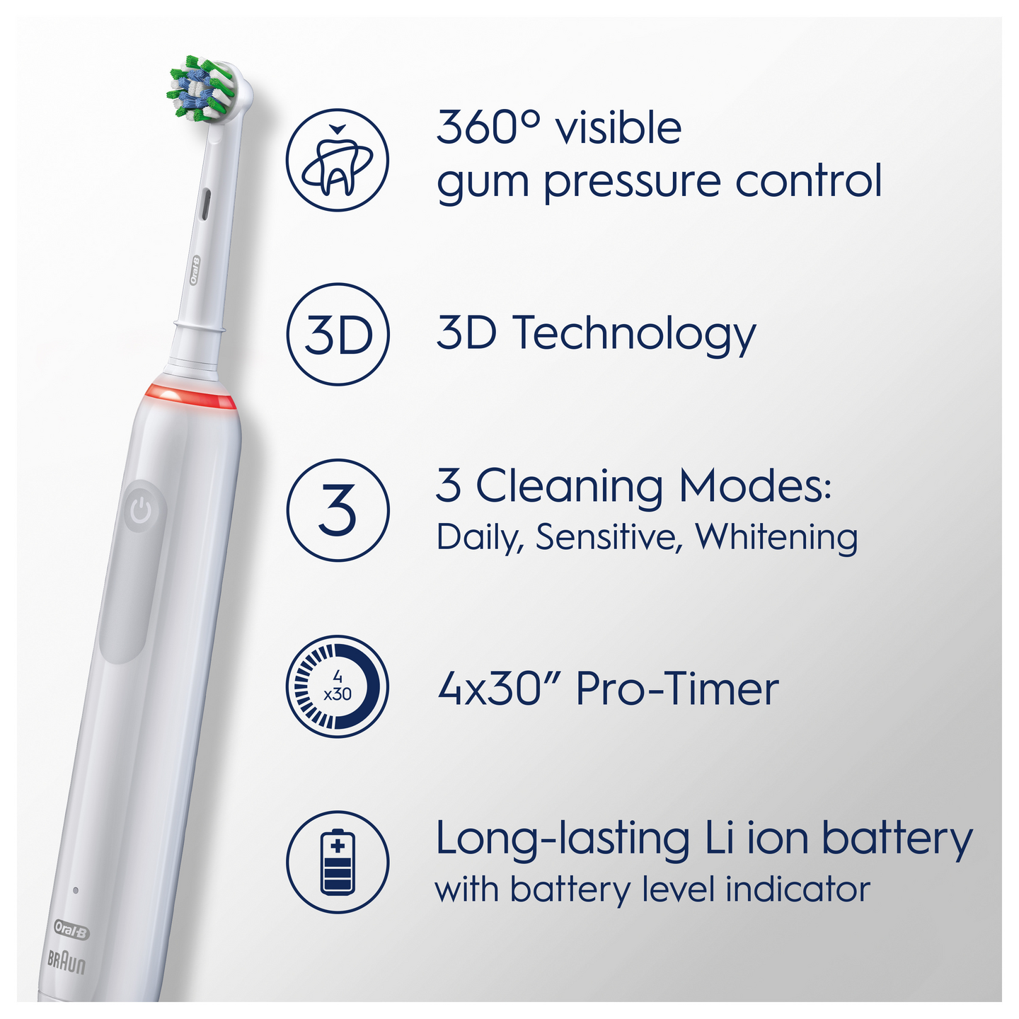 Oral-B Pro Series 3 White -sähköhammasharja