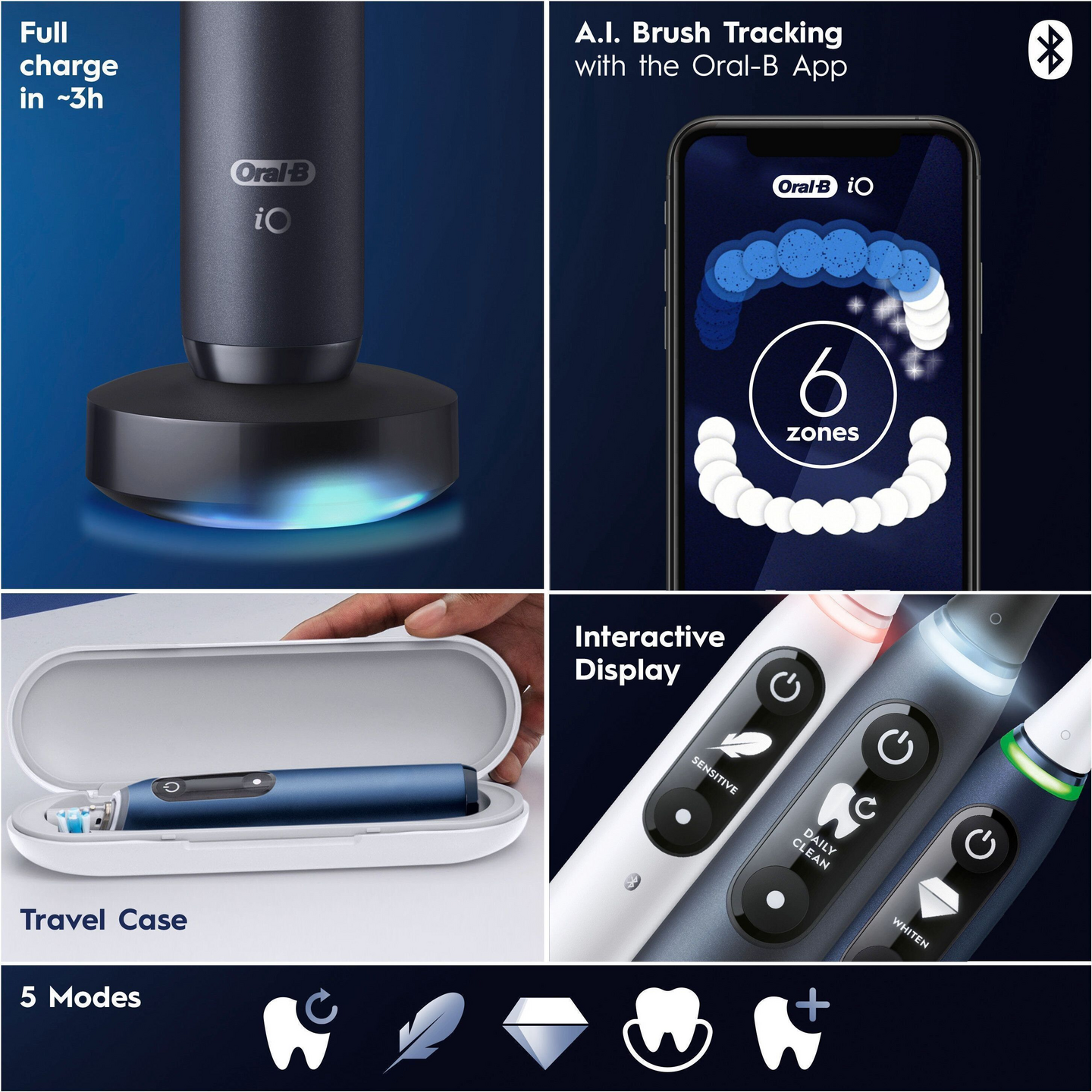 Oral-B iO7s White Alabaster -sähköhammasharja