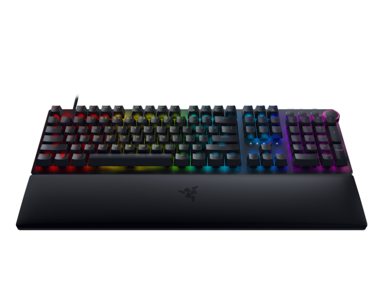 Razer Huntsman V2 Optical Purple -pelinäppäimistö