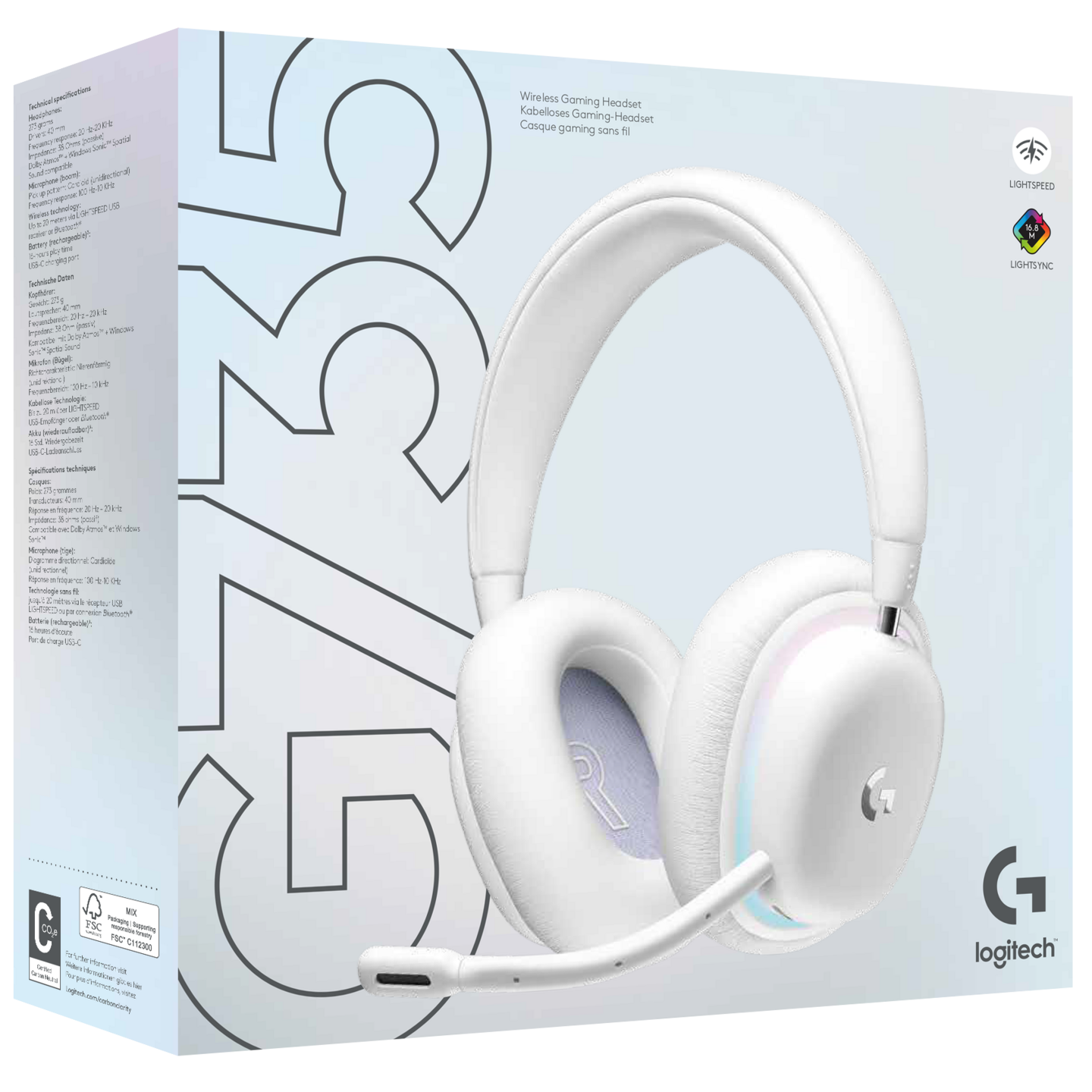 Logitech G735 -langattomat pelikuulokkeet