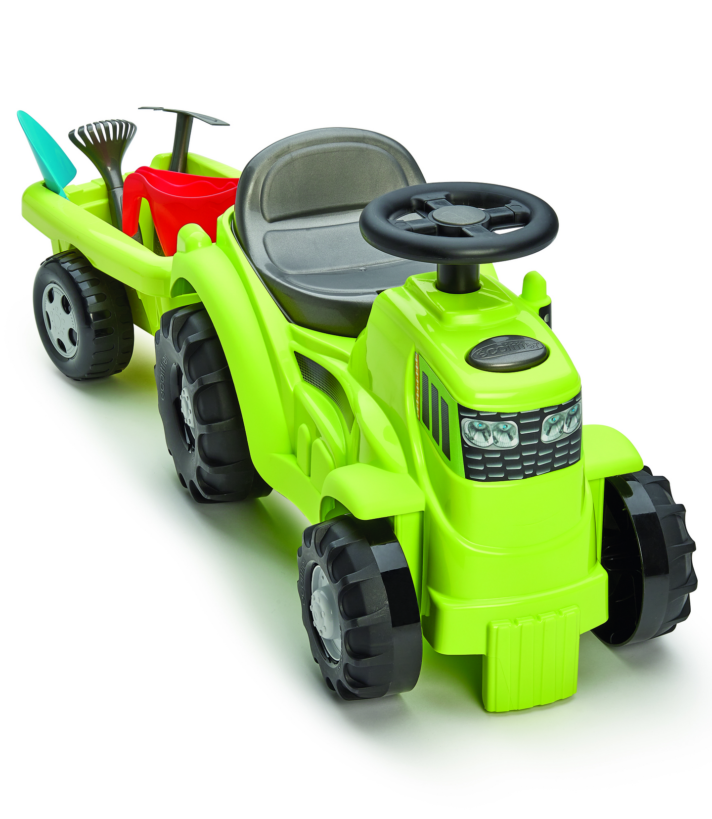 Ride-on traktori+perävaunu, tarvikkeita