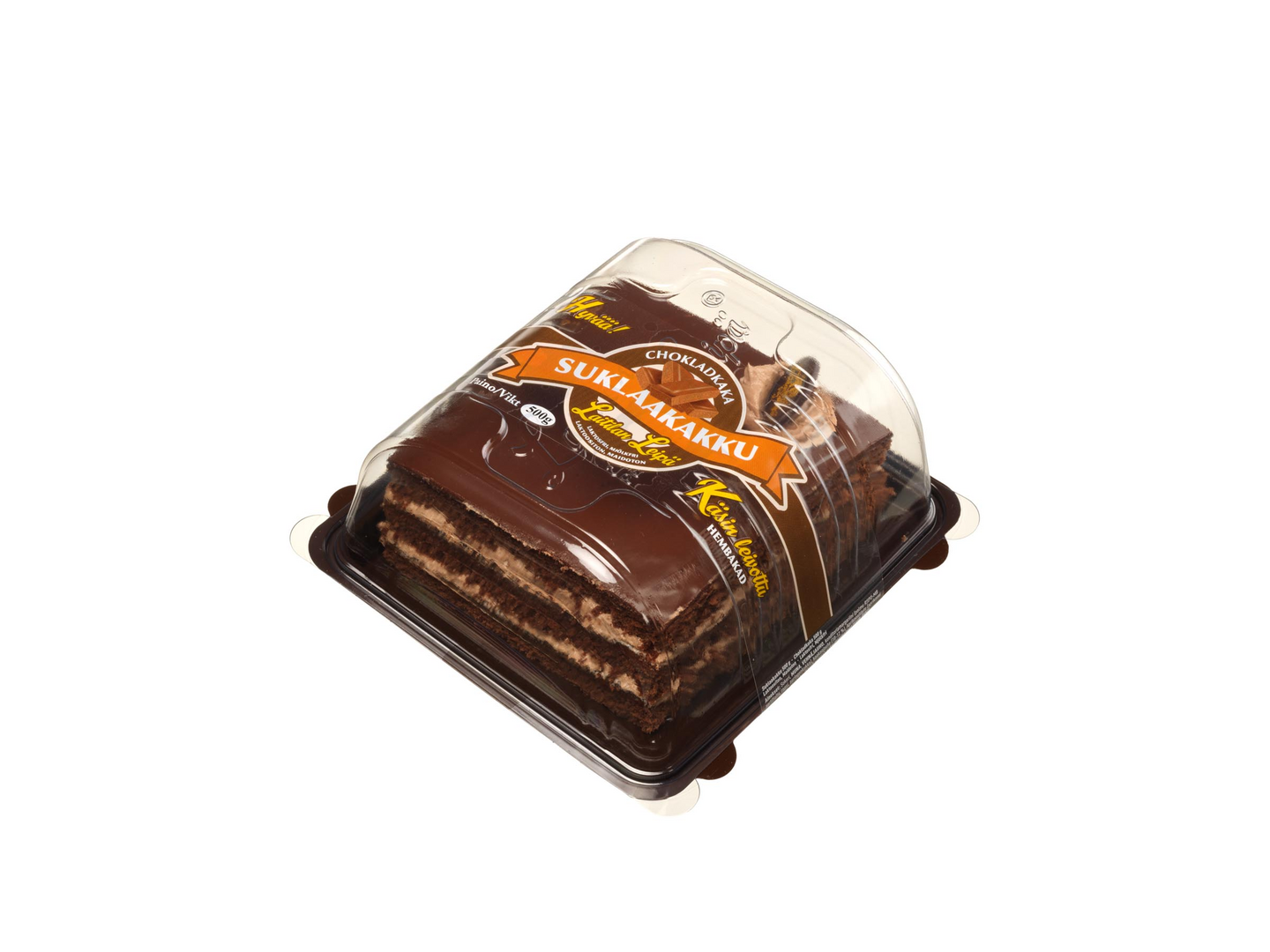 Laitilan Leipä Suklaakakku 500 g Laktoositon, Maidoton