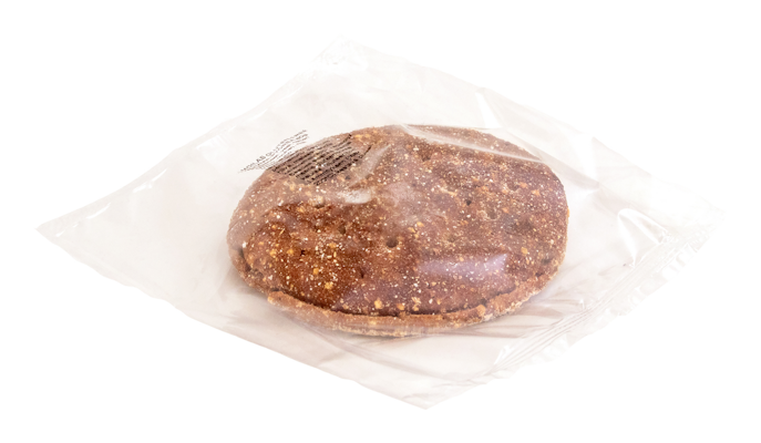 Moilas Gluten-Free tumma pyöreä palaleipä halkaistu 80g yksittäispakattu kypsä pakaste