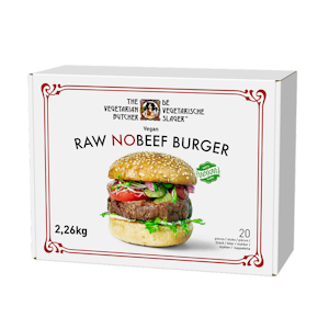 The Vegetarian Butcher No Beef Burger kasviproteiiniburgeri 20x113g vegaaninen pakaste