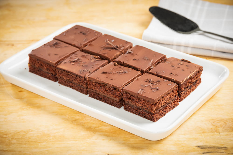 Multicatering Suklaa-appelsiinikakkupala 35x52g vegaaninen kypsä pakaste