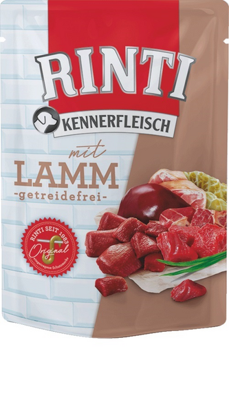 Rinti Kennerfleisch koiran märkäruoka lammas 400g