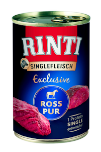 Rinti Singlefleisch Pur Exclusive koiran märkäruoka 400g hevonen