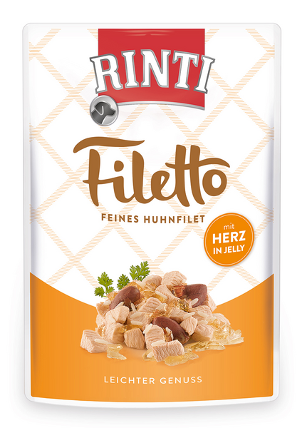 Rinti Filetto kana ja sydän hyytelössä 100g