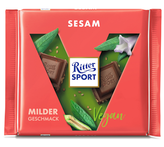 Ritter Sport sesam suklaalevy 100g vegaani