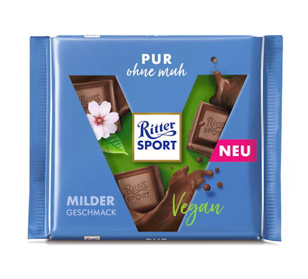 Ritter Sport pur suklaalevy 100g vegaani