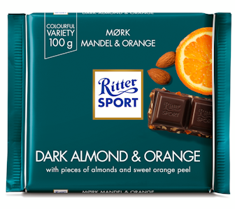 Ritter Sport 100g Mandel Orange