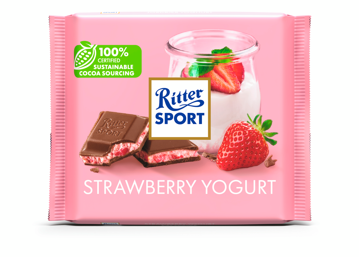 Ritter Sport 100g Strawberry Yog suklaa