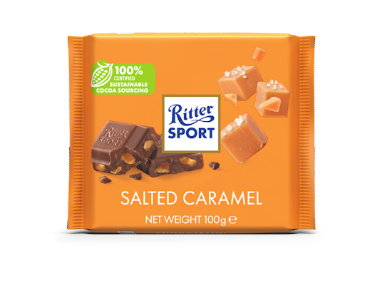 Ritter Sport 100g salted caramel
